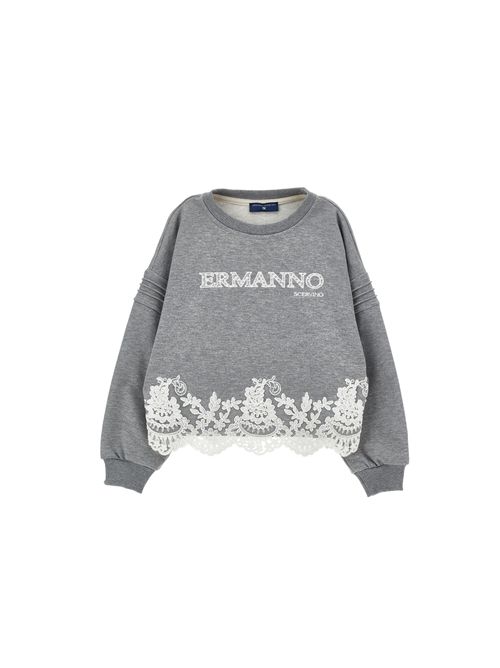 Felpa, bambina, logata. ERMANNO SCERVINO | Z9H603 80960032